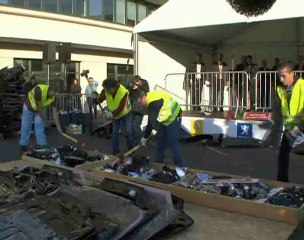Destruction de contrefaçons à Audencia Nantes