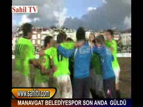 MANAVGAT BELEDİYESPOR SON ANDA GÜLDÜ