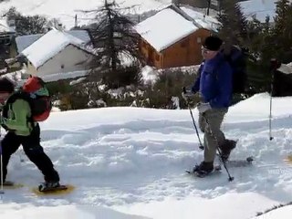 RAQUETTES AU MERCANTOUR DIM 24-01-10