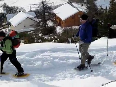 RAQUETTES AU MERCANTOUR DIM 24-01-10