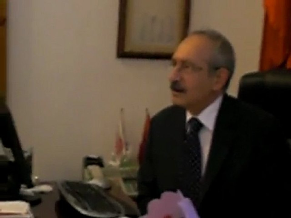 TEKEL İŞÇİSİ KEMAL KILIÇTAROĞLU nu TBMM de ziyaret etti.