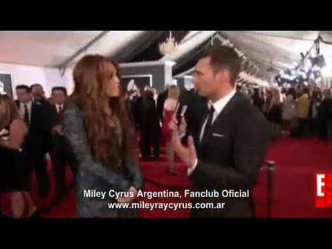Miley Cyrus - 52nd Annual GRAMMY Awards 2010 - E! Online