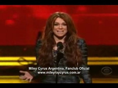 Miley Cyrus - 52nd Annual GRAMMY Awards 2010 - Presents Blac