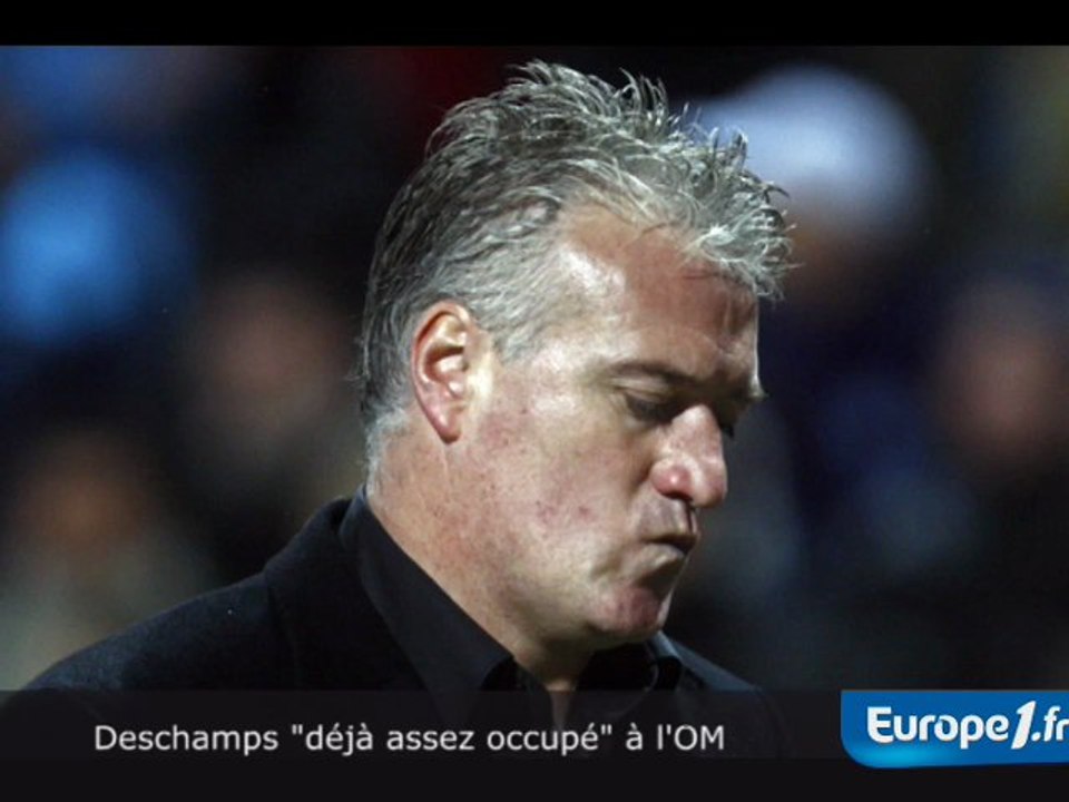 Deschamps "déjà assez occupé" à l'OM