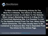 Search Engine Marketing | Internet Marketing Articles. By M