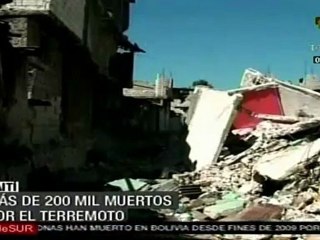 Más de 200 mil muertos por terremoto en Haití