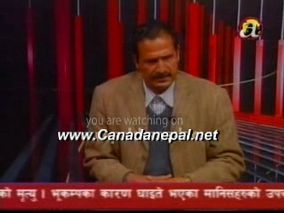 interview with Maoist leader Agni Sapkot feb 2nd 2010 part 1