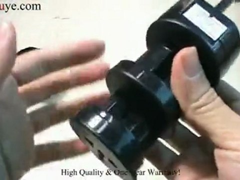 Cylindrical Universal AC Main Power Adapter EU UK US