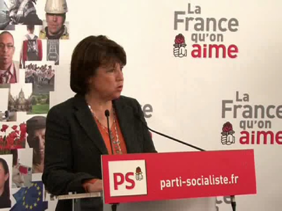 Martine Aubry investit Hélène Mandroux