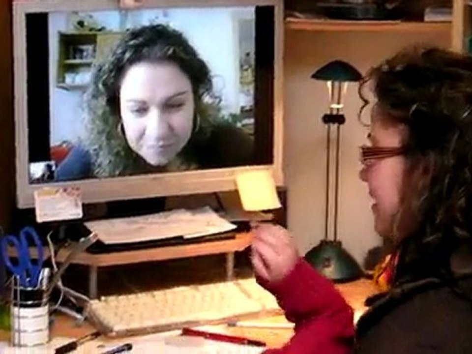 Tati Meg sur skype avec Ruben