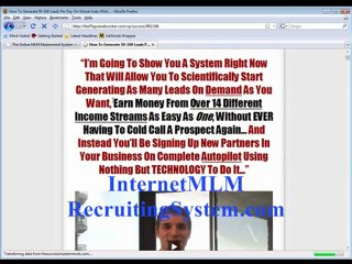 MLM Training:How To Make Money From Your Crossline & Upline