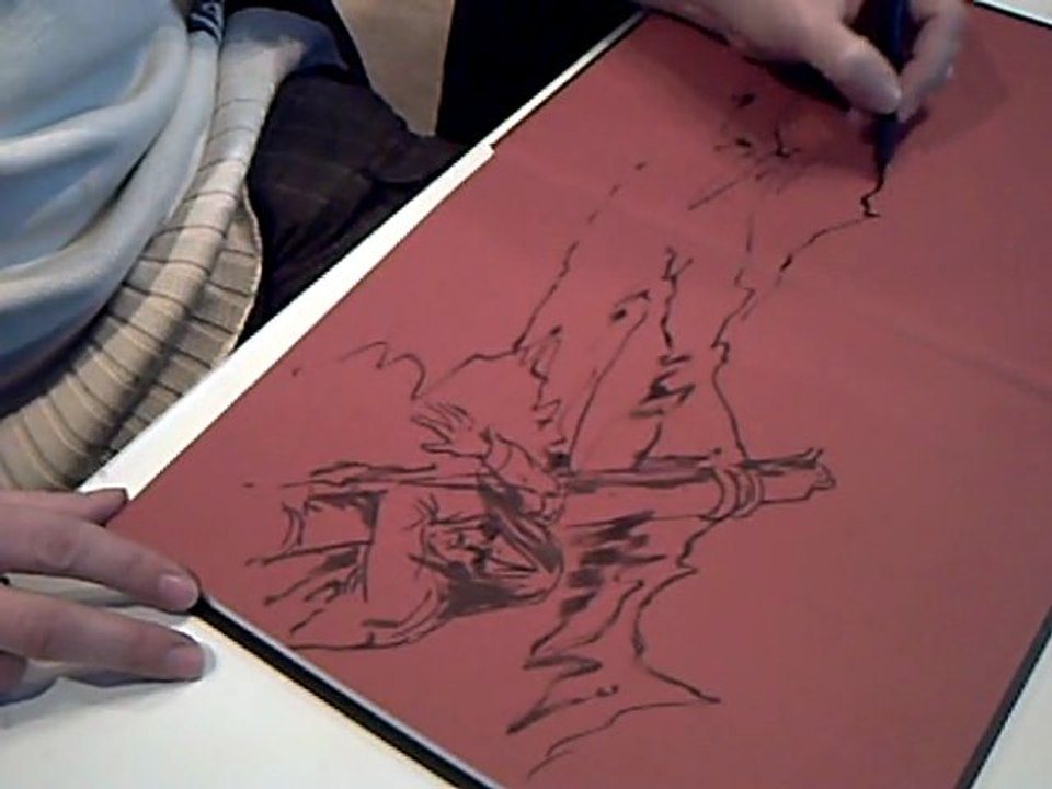 Jean-Denis Pendanx en dédicace à Angoulême 2010