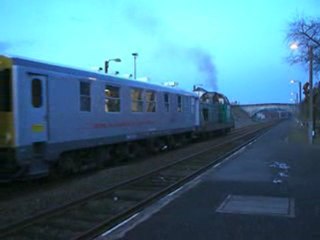 Train spécial à bussière galant