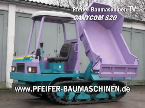 Crawler Carrier Tracked Dumper CANYCOM S20 / Loading