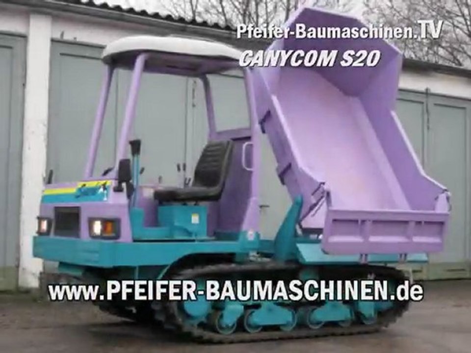 Crawler Carrier Tracked Dumper CANYCOM S20 / Loading
