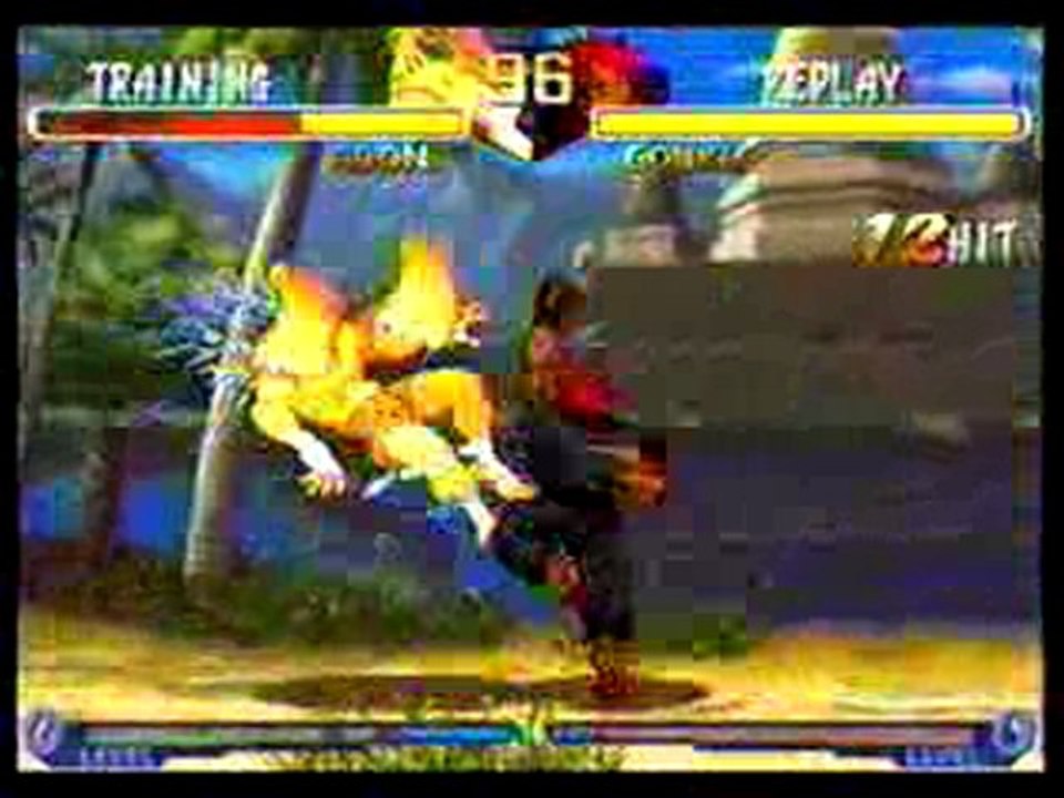 Street fighter Alpha II Combo movie
