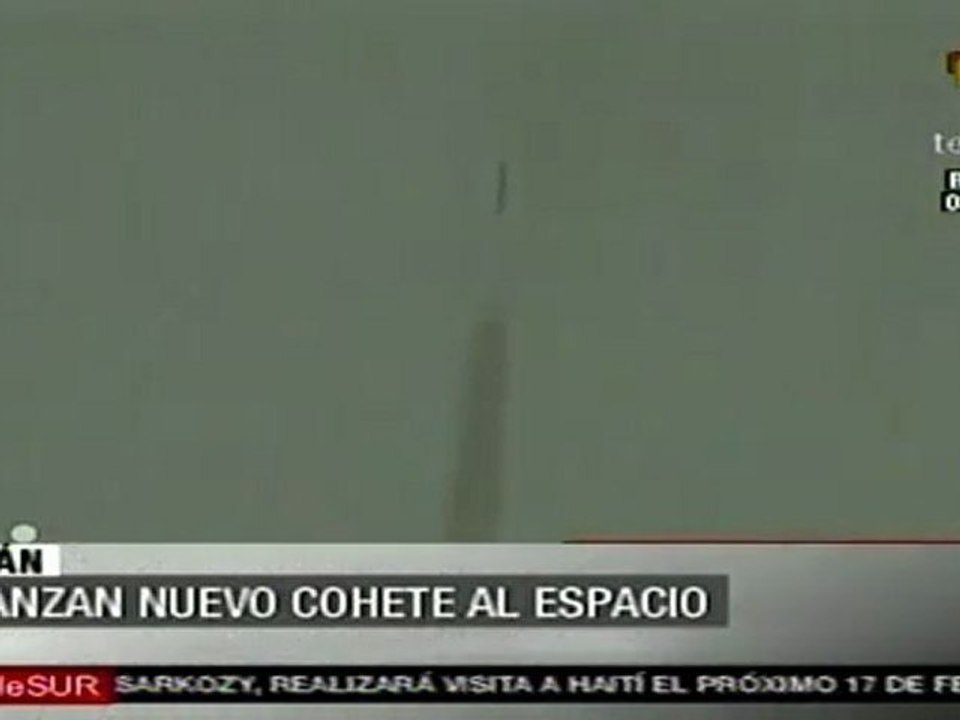Irán lanza cohete al espacio