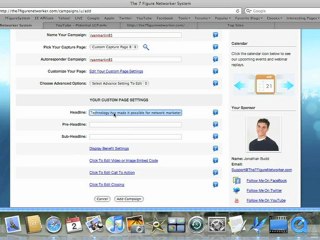 Jonathan Budd and The 7 Figure Networker System