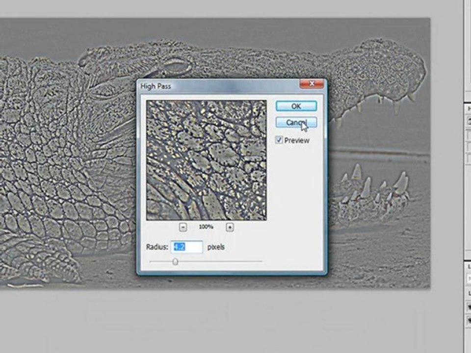 Photoshop - High Pass Sharpening