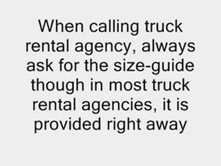 choose the right truck size