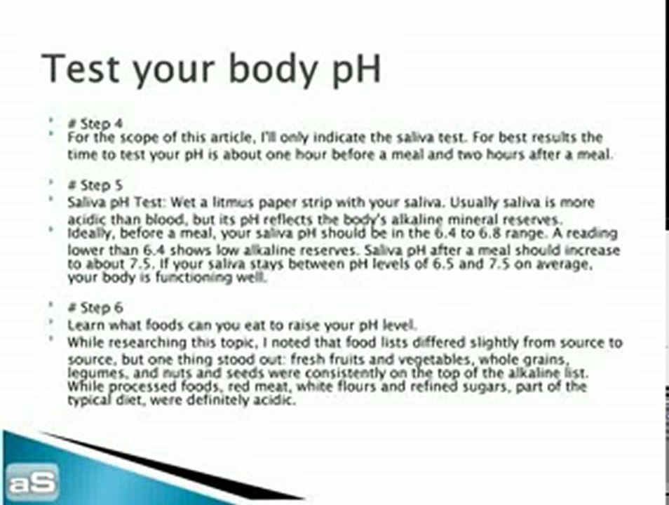 Body pH