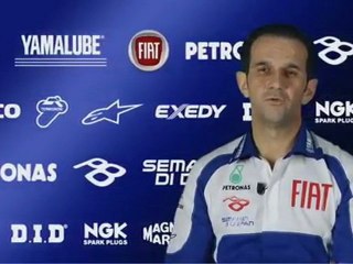 Davide Brivio alla presentazione Yamaha di Sepang