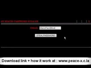 Want to hack myspace Get password 2010