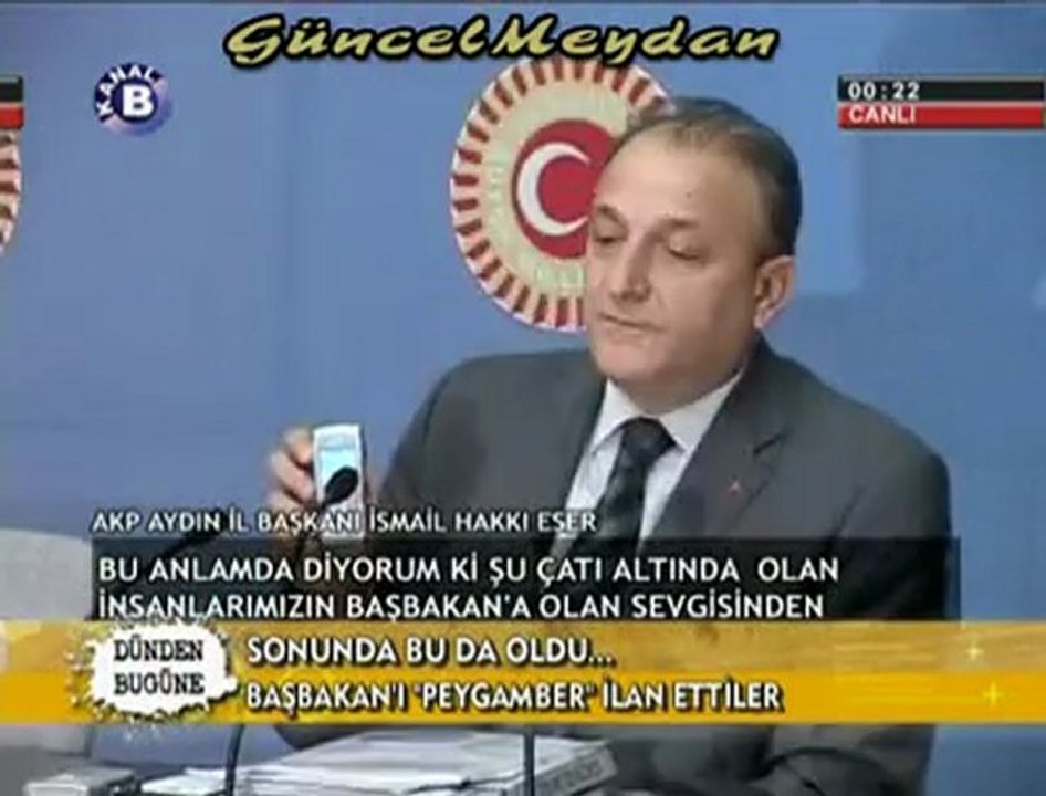 Tayyip Erdoğan a Peygamber diyen İl başkanının ses kaydı