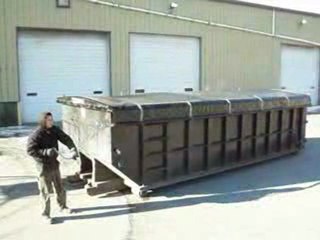 Loc Rite on a Roll Off Container