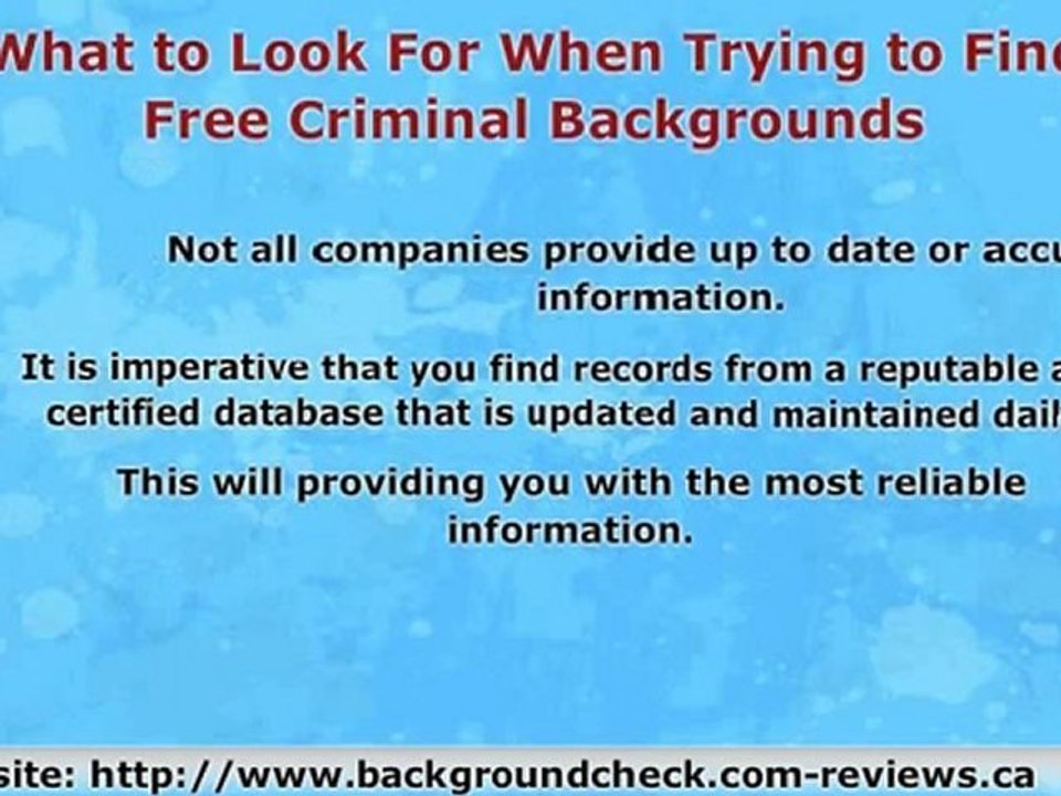 Find Criminal Records - How to Find Criminal Records Online