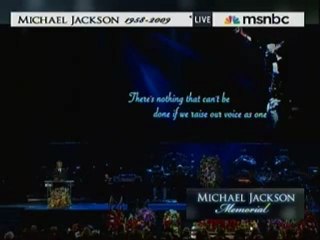 Michael Jackson Memorial Service - Rev. Al Sharpton
