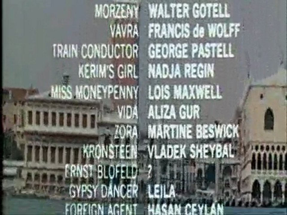 007-Bons baisers de russie-Generique de fin