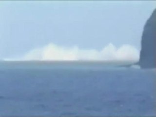 Wybuch wulkanu uchwycony kamerą