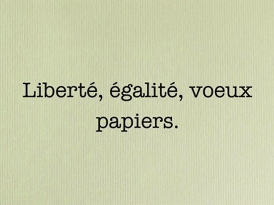 " Liberté, égalité, vos papiers " par Goobi ☠ Heuuu... Production
