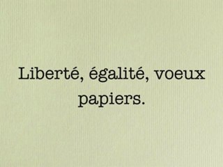 " Liberté, égalité, vos papiers " par Goobi ☠ Heuuu... Production