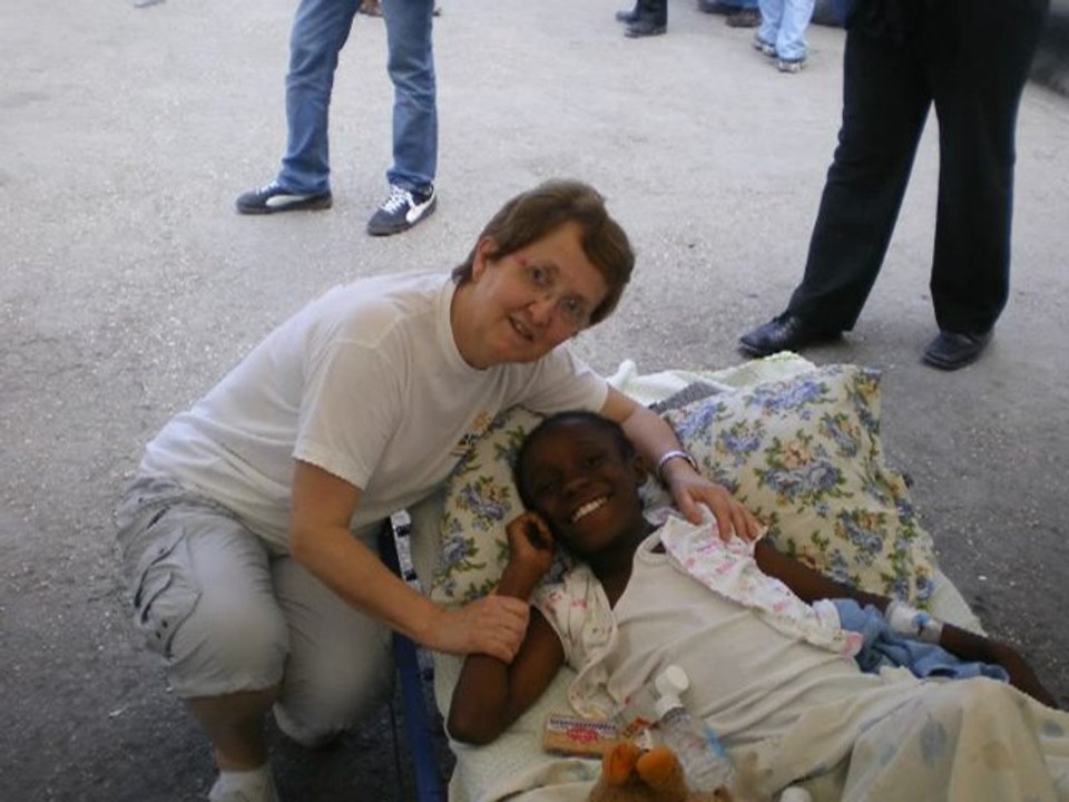Danièle de retour d'Haïti