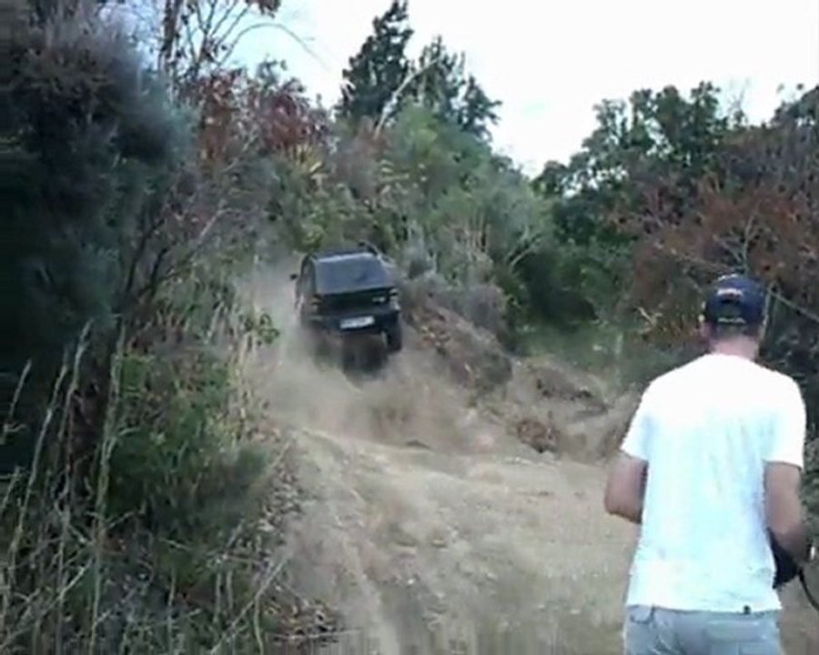 montée difficile en panda 4x4