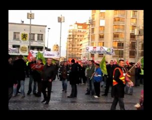 Manifestation CGT de Dunkerque 4 février 2010 (vidéo 3)