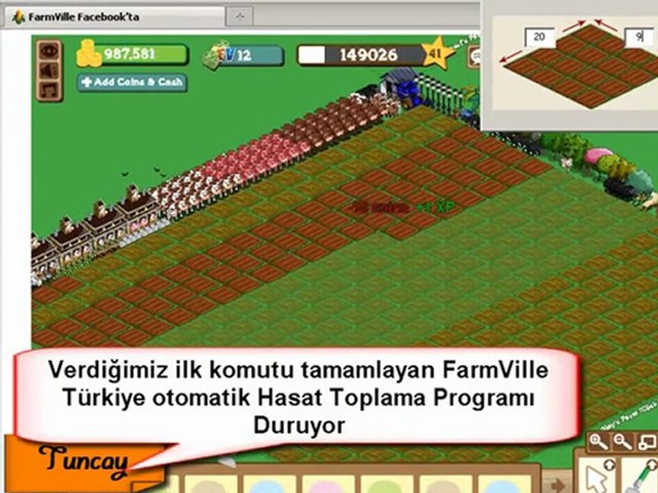 FarmVille Hızlı Ekme - Hızlı Biçme ve Hasat Etme Programı