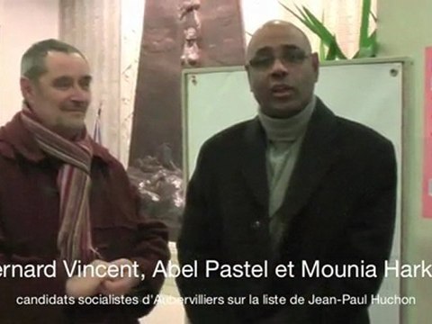 Abel Pastel,Bernard Vincent, Mounia Harkati. Régionales 2010