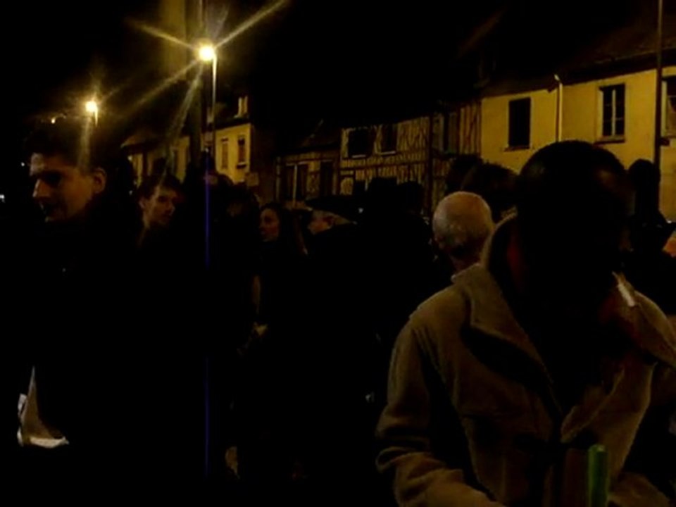 Travailleurs SP Creil à Préfecture Beauvais 4/2/2010 - F