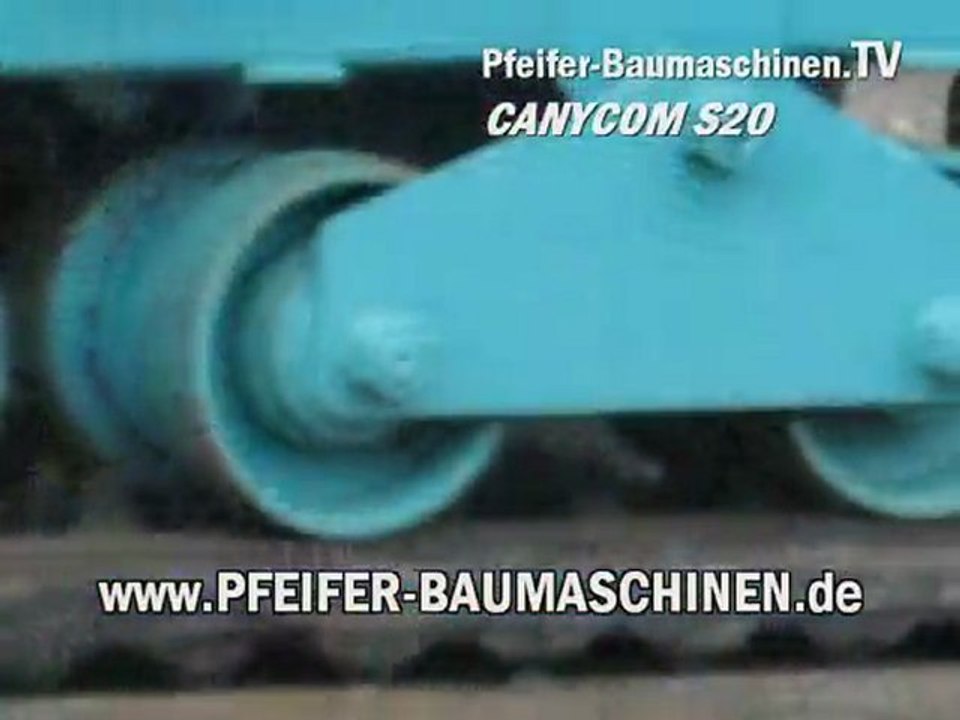 Raupendumper canycom s20 in aktion / verladung