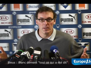 Bleus : Blanc dément tout