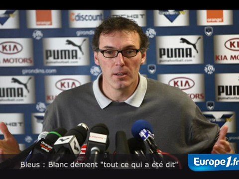Bleus : Blanc dément tout