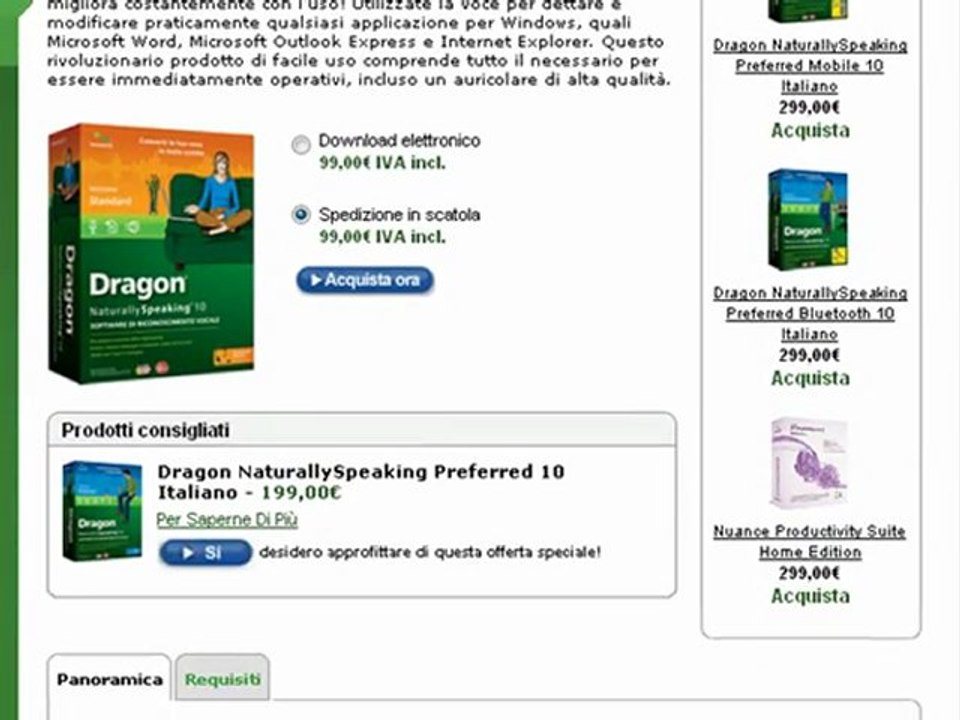 Dragon Naturally Speaking-Riconoscimento Vocale -