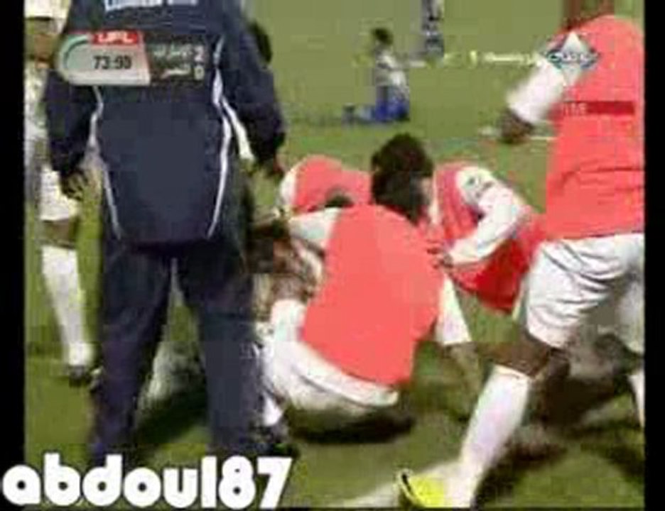 هدفي اللاعب المغربي نبيل الداودي في مرمى النصر الامارتي