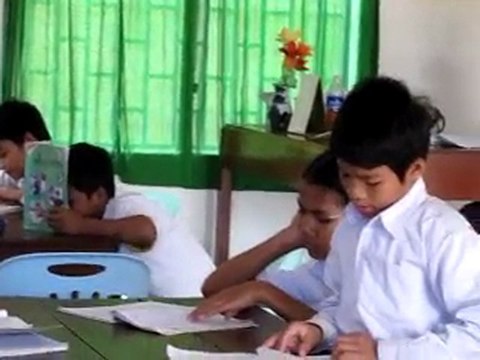 Avec les élèves de Sambath à Battambang