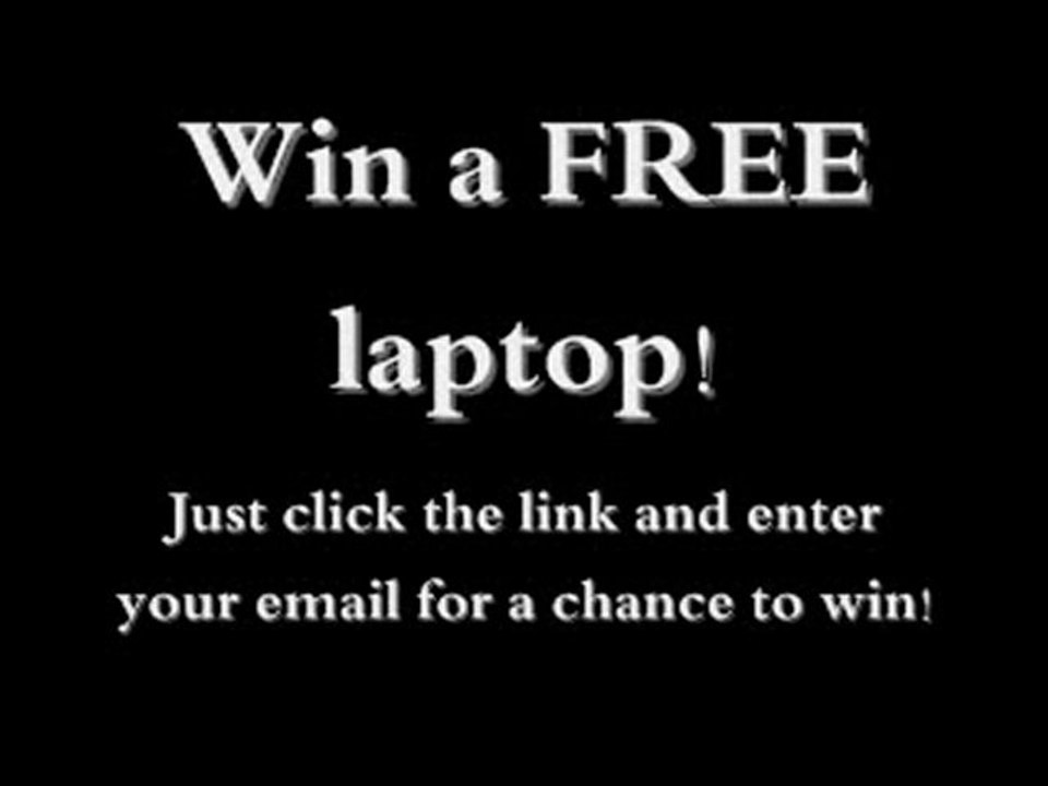 Win a FREE Laptop!