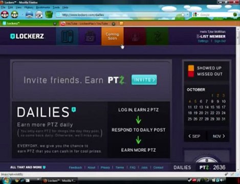 Lockerz Glitch, Unlimited PTZ Gen