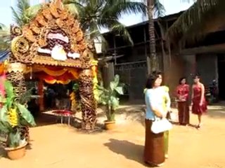 Sur le chemin du marché avec ma filleule